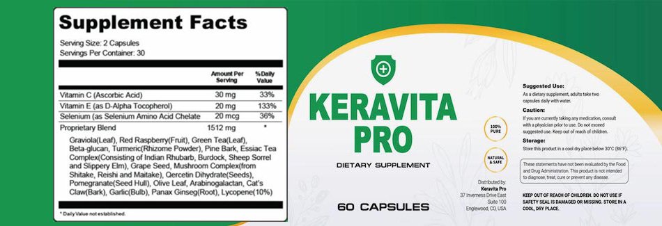 Keravita Pro ingredients