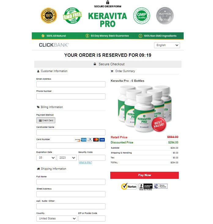 Keravita Pro order